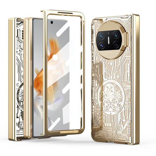 For Huawei Mate X3 Mechanical Legend Integrated Electroplating All-inclusive Phone Case(Champagne Gold) - Huawei Cases by PMC Jewellery | Online Shopping South Africa | PMC Jewellery | Buy Now Pay Later Mobicred