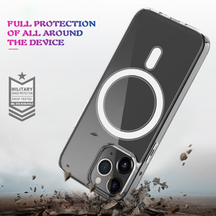 For iPhone 16 Pro Max MagSafe Clear Acrylic PC +TPU Phone Case(Transparent) - iPhone 16 Pro Max Cases by PMC TechLife | Online Shopping South Africa | PMC TechLife | Buy Now Pay Later Mobicred