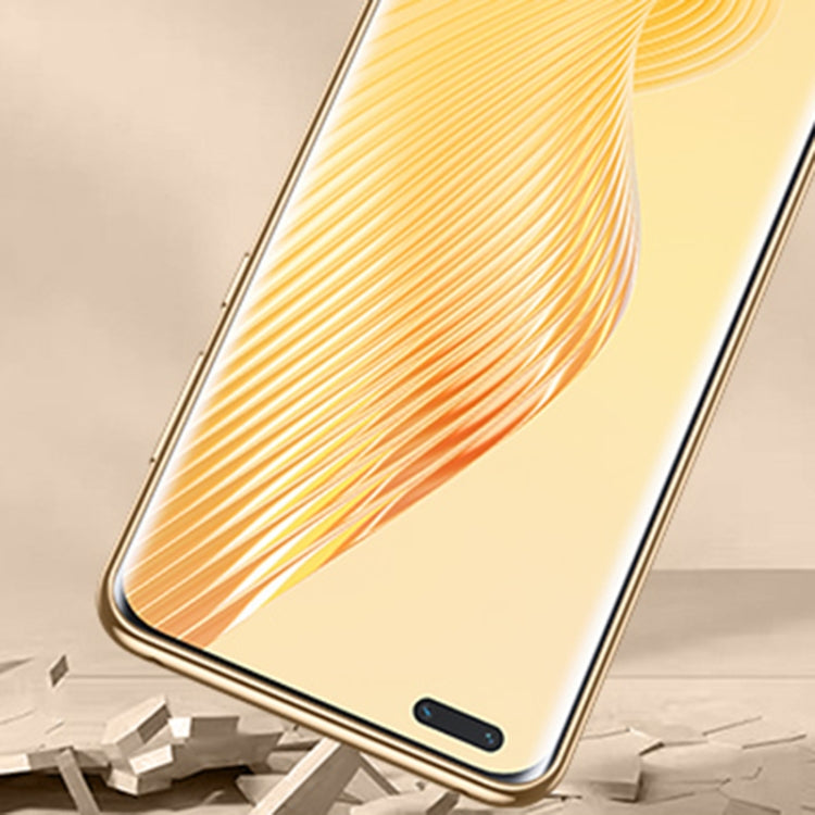 For Honor 90 Pro Litchi Texture Genuine Leather Phone Case(Orange) - Honor Cases by PMC TechLife | Online Shopping South Africa | PMC TechLife | Buy Now Pay Later Mobicred