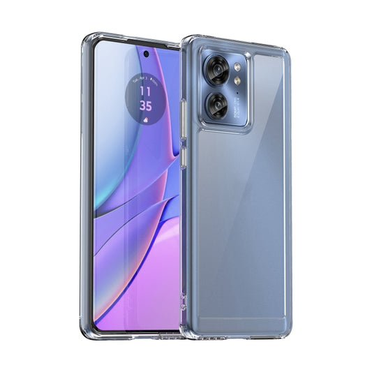 For Motorola Edge 2023 Global Colorful Series Acrylic Hybrid TPU Phone Case(Transparent) - Motorola Cases by PMC Jewellery | Online Shopping South Africa | PMC Jewellery | Buy Now Pay Later Mobicred