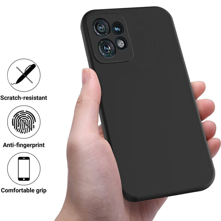 For Motorola Edge 40 Pro/Edge+ 2023/X40 Solid Color Liquid Silicone Dropproof Full Coverage Phone Case(Black) - free shipping - PMC TechLife - Order now!
