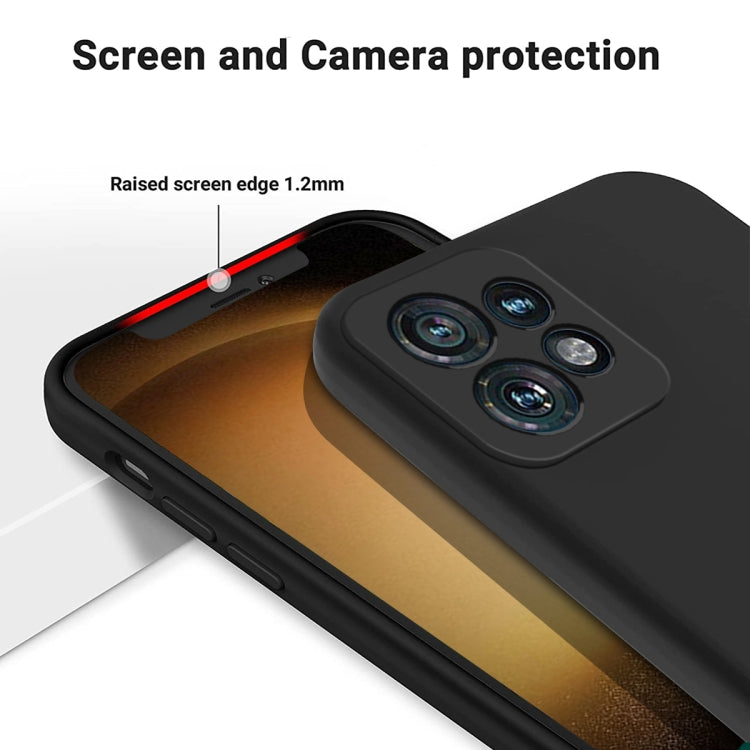 For Motorola Edge 40 Pro/Edge+ 2023/X40 Solid Color Liquid Silicone Dropproof Full Coverage Phone Case(Black) - free shipping - PMC TechLife - Order now!