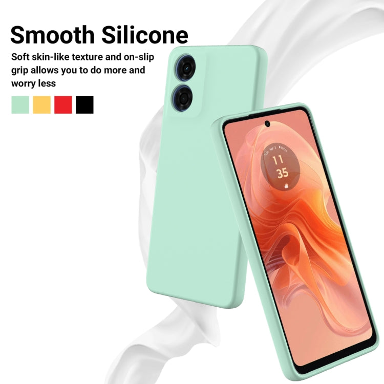 For Motorola Moto E14 Solid Color Liquid Silicone Dropproof Full Coverage Phone Case(Green) - free shipping - PMC TechLife - Order now!