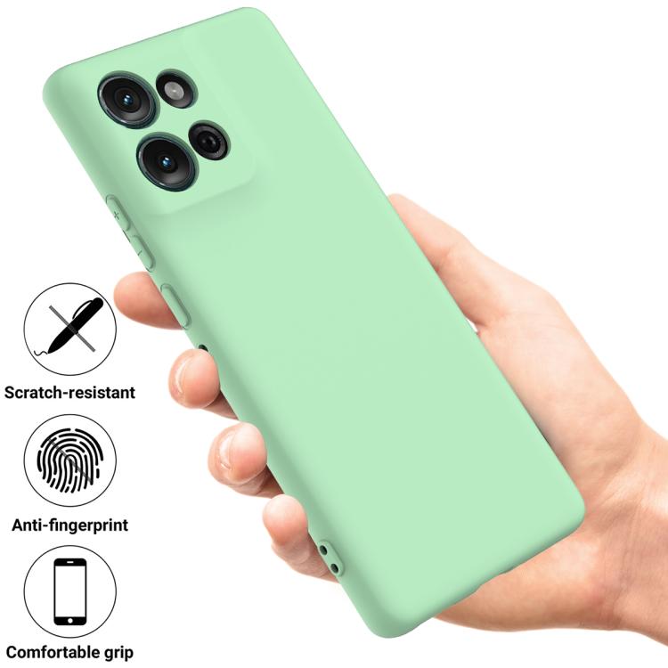 For Motorola Moto G Play 2025 Solid Color Liquid Silicone Dropproof Full Coverage Phone Case(Green) - free shipping - PMC TechLife - Order now!