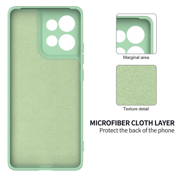 For Motorola Moto G15 Solid Color Liquid Silicone Dropproof Full Coverage Phone Case(Green) - free shipping - PMC TechLife - Order now!