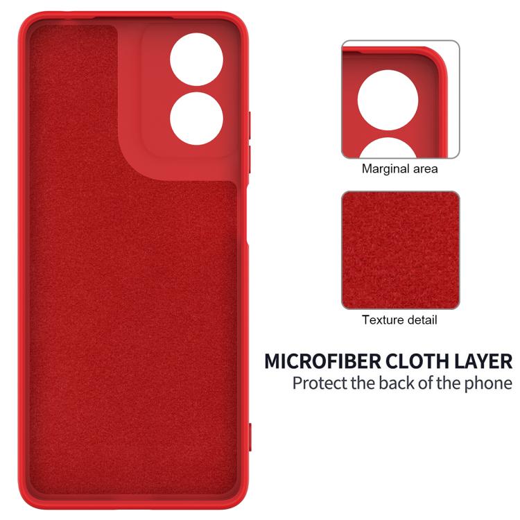 For Motorola Moto G04S 4G / E14 4G Solid Color Liquid Silicone Dropproof Full Coverage Phone Case(Red) - free shipping - PMC TechLife - Order now!