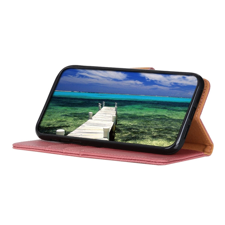 For Xiaomi Redmi Note 13 Pro+ KHAZNEH Cowhide Texture Flip Leather Phone Case(Pink) - free shipping - PMC TechLife - Order now!