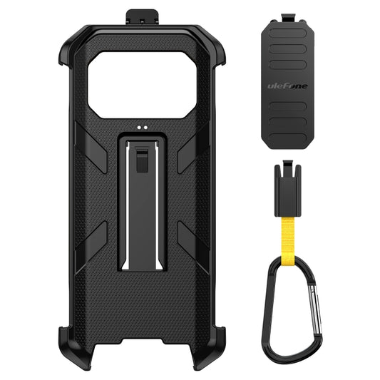 For Ulefone Armor 27 / 27 Pro / 27T / 27T Pro Ulefone Back Clip Phone Case with Carabiner(Black) - Ulefone Cases by Ulefone | Online Shopping South Africa | PMC Jewellery | Buy Now Pay Later Mobicred