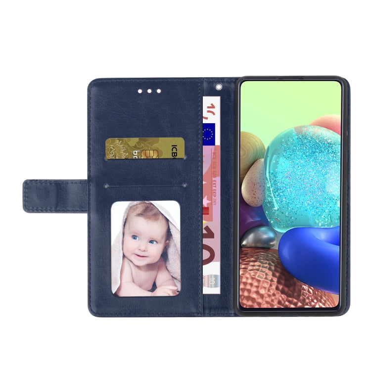 For iPhone 16 Plus HT01 Y-shaped Pattern Flip Leather Phone Case(Blue) - iPhone 16 Plus Cases by PMC TechLife | Online Shopping South Africa | PMC TechLife | Buy Now Pay Later Mobicred