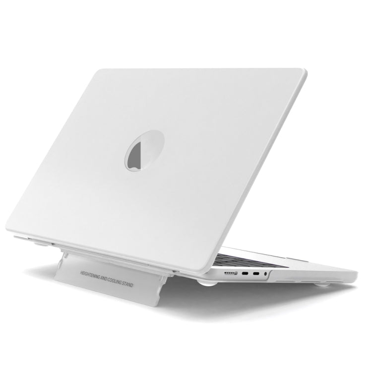 For Macbook Pro 14 A2918/A2992/A2779 Frosted Translucent Laptop Protective Case(Light Grey) - MacBook Pro Cases by PMC Jewellery | Online Shopping South Africa | PMC Jewellery | Buy Now Pay Later Mobicred