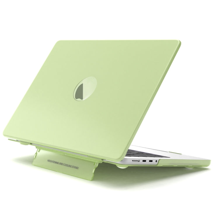 For Macbook Air 13 A1932/A2179/A2337 Frosted Translucent Laptop Protective Case(Morandi Green) - MacBook Air Cases by PMC Jewellery | Online Shopping South Africa | PMC Jewellery | Buy Now Pay Later Mobicred