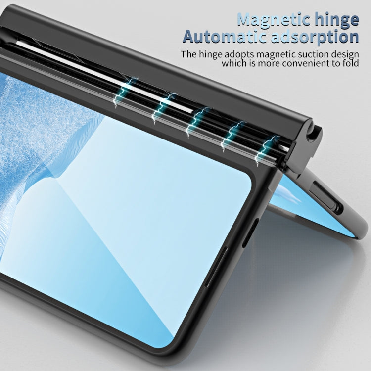 For Google Pixel Fold Integrated Electroplating PC All-inclusive Phone Case with Hinge(Black) - Google Cases by PMC TechLife | Online Shopping South Africa | PMC TechLife | Buy Now Pay Later Mobicred