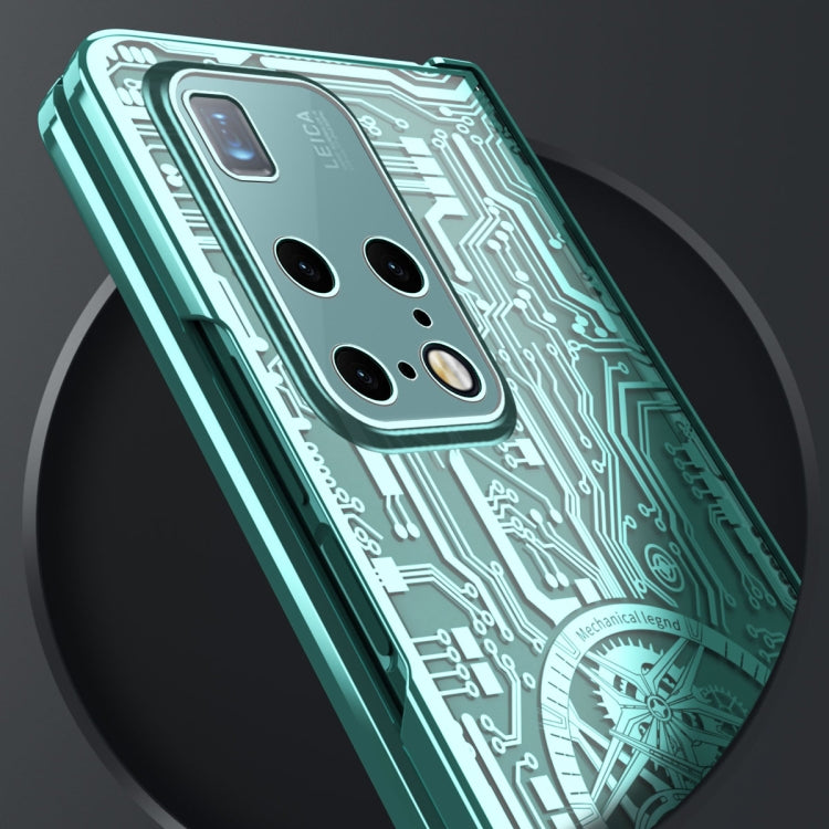 For Huawei Mate X2 Mechanical Legend Integrated Electroplating All-inclusive Phone Case(Silver) - Huawei Cases by PMC TechLife | Online Shopping South Africa | PMC TechLife | Buy Now Pay Later Mobicred