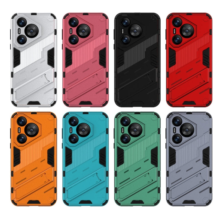 For Huawei Pura 70 Punk Armor 2 in 1 PC + TPU Phone Case with Holder(Green) - Huawei Cases by PMC TechLife | Online Shopping South Africa | PMC TechLife | Buy Now Pay Later Mobicred