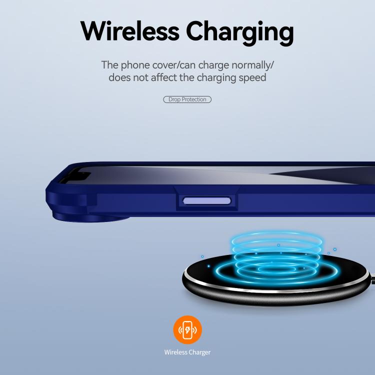 For iPhone 16e TPU + PC Lens Protection Phone Case(Blue) - free shipping - PMC TechLife - Order now!