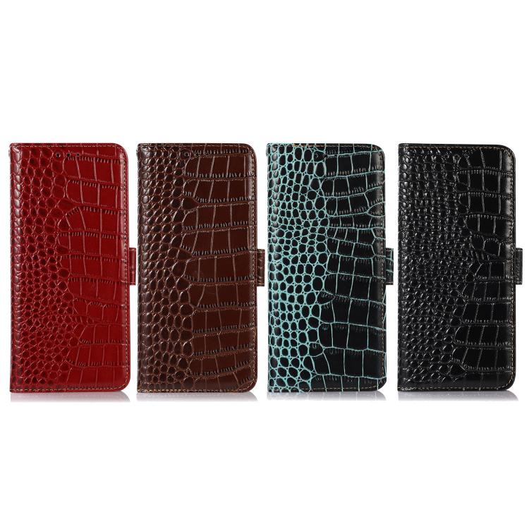 For iPhone 17 Pro Max Crocodile Top Layer Cowhide Leather Phone Case(Red) - free shipping - PMc TechLife - Order now!