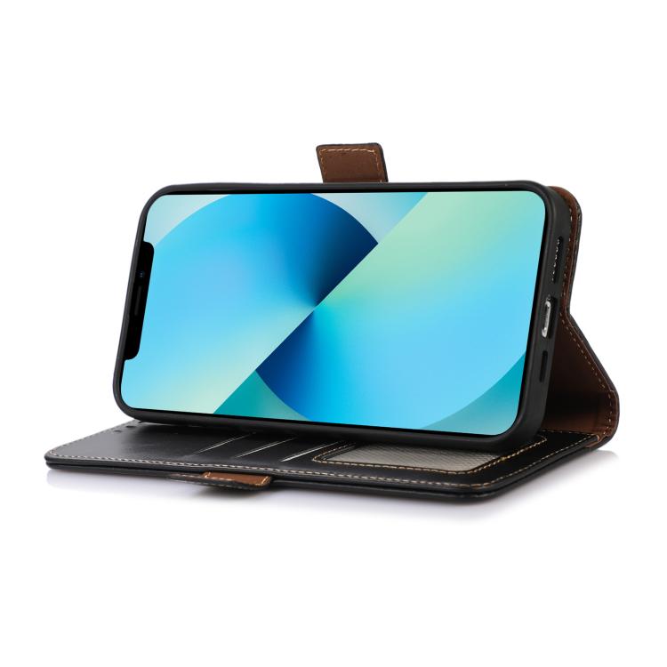 For iPhone 17 Air Crazy Horse Top Layer Cowhide Leather Phone Case(Black) - free shipping - PMc TechLife - Order now!