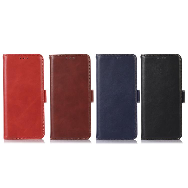 For iPhone 17 Pro Max Crazy Horse Top Layer Cowhide Leather Phone Case(Red) - free shipping - PMc TechLife - Order now!