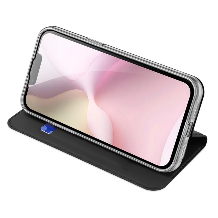 For iPhone 16e DUX DUCIS Skin Pro Series Flip Leather Phone Case(Black) - iPhone 16e Cases by DUX DUCIS | Online Shopping South Africa | PMC TechLife | Buy Now Pay Later Mobicred
