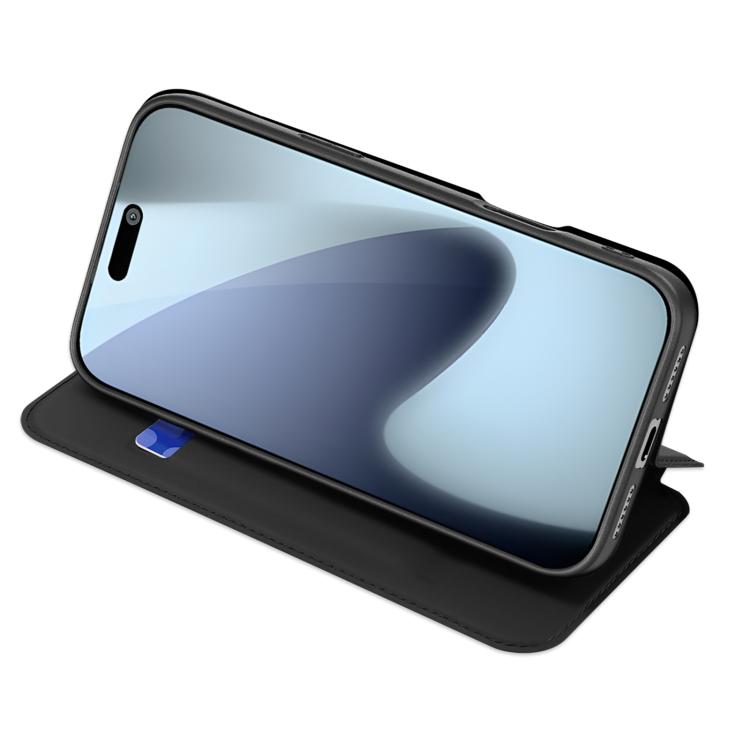 For iPhone 17 Pro Max DUX DUCIS Skin Pro Series Flip Leather Phone Case(Black) - iPhone 17 Pro Max Cases by DUX DUCIS | Online Shopping South Africa | PMC TechLife | Buy Now Pay Later Mobicred