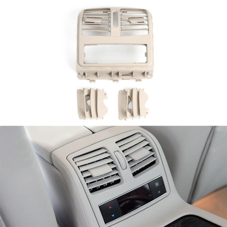 For Mercedes-Benz CLS W218 Car Rear Air Conditioner Air Outlet Panel 21883004548R99, Style:High Version(Mercerized Beige) - Air Conditioning System by imak | Online Shopping South Africa | PMC Jewellery | Buy Now Pay Later Mobicred