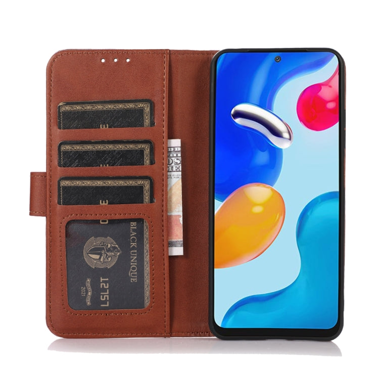 For iPhone 16 Cow Texture Leather Phone Case(Brown) - iPhone 16 Cases by PMC Jewellery | Online Shopping South Africa | PMC Jewellery | Buy Now Pay Later Mobicred