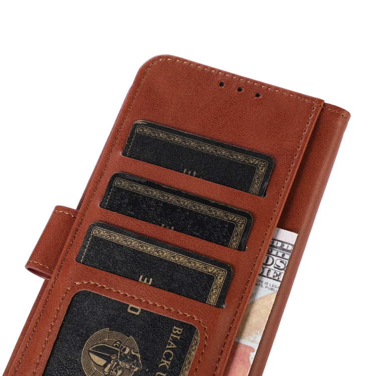 For iPhone 16 Cow Texture Leather Phone Case(Brown) - iPhone 16 Cases by PMC TechLife | Online Shopping South Africa | PMC TechLife | Buy Now Pay Later Mobicred