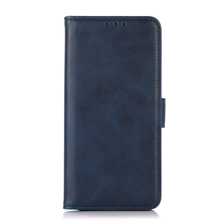 For iPhone 16e Cow Texture Leather Phone Case(Blue) - iPhone 16e Cases by PMC TechLife | Online Shopping South Africa | PMC TechLife | Buy Now Pay Later Mobicred