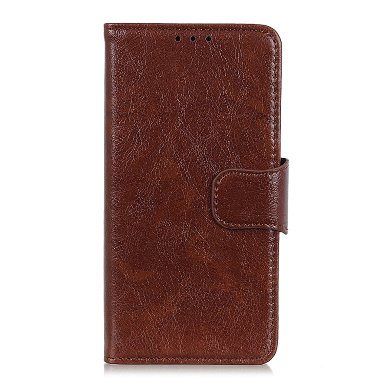 For iPhone 16 Pro Nappa Texture Leather Case(Brown) - iPhone 16 Pro Cases by PMC TechLife | Online Shopping South Africa | PMC TechLife | Buy Now Pay Later Mobicred