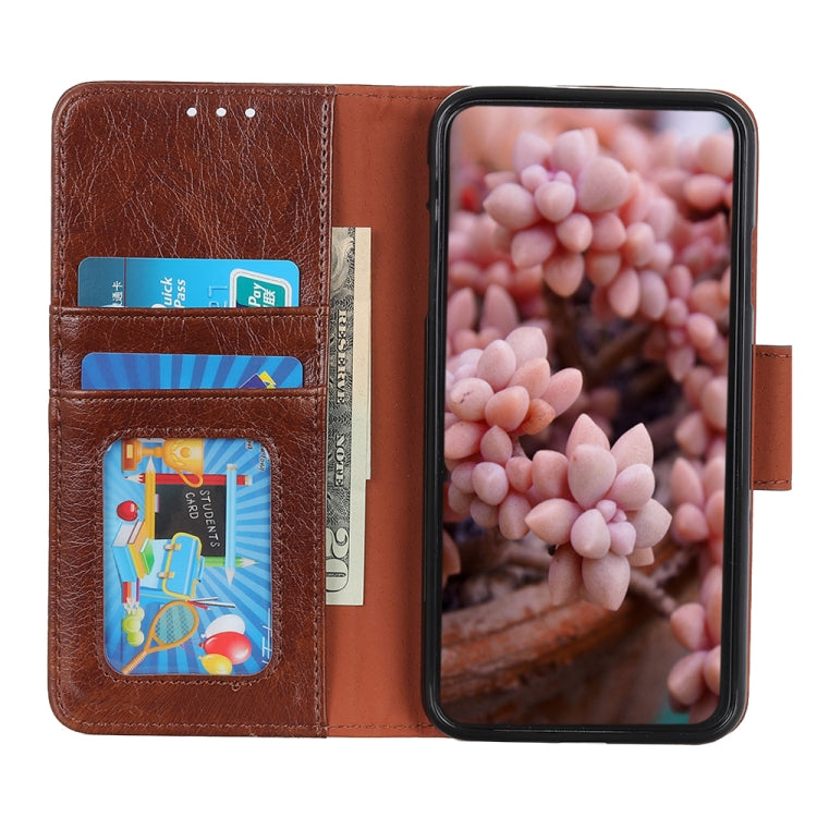 For iPhone 16 Nappa Texture Leather Case(Brown) - iPhone 16 Cases by PMC TechLife | Online Shopping South Africa | PMC TechLife | Buy Now Pay Later Mobicred