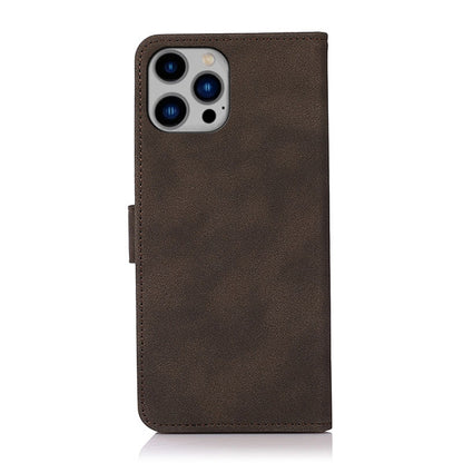 For iPhone 16 Pro KHAZNEH Matte Texture Leather Phone Case(Brown) - iPhone 16 Pro Cases by PMC Jewellery | Online Shopping South Africa | PMC Jewellery | Buy Now Pay Later Mobicred