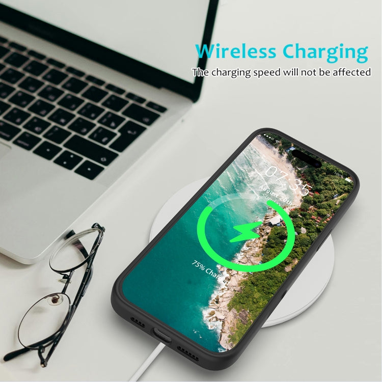 For iPhone 16 Pro Max Solid Color Silicone Phone Case(Black) - More iPhone Cases by PMC TechLife | Online Shopping South Africa | PMC TechLife | Buy Now Pay Later Mobicred
