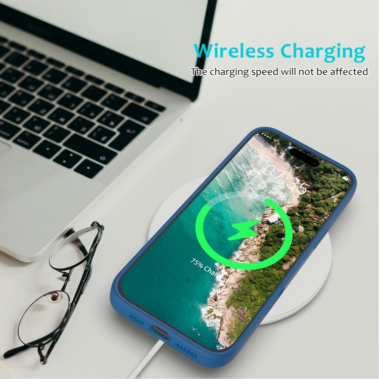 For iPhone 16 Pro Solid Color Silicone Phone Case(Cobalt Blue) - More iPhone Cases by PMC TechLife | Online Shopping South Africa | PMC TechLife | Buy Now Pay Later Mobicred