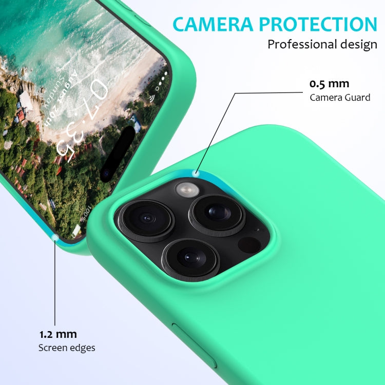 For iPhone 16 Pro Solid Color Silicone Phone Case(Green) - free shipping - PMC TechLife - Order now!