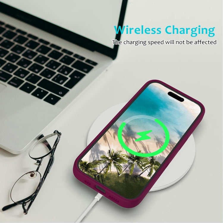 For iPhone 16 Plus Solid Color Silicone Phone Case(Violet) - More iPhone Cases by PMC TechLife | Online Shopping South Africa | PMC TechLife | Buy Now Pay Later Mobicred
