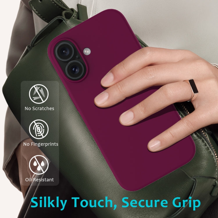 For iPhone 16 Plus Solid Color Silicone Phone Case(Violet) - More iPhone Cases by PMC Jewellery | Online Shopping South Africa | PMC Jewellery | Buy Now Pay Later Mobicred