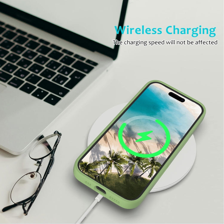 For iPhone 16 Solid Color Silicone Phone Case(Mint Green) - More iPhone Cases by PMC TechLife | Online Shopping South Africa | PMC TechLife | Buy Now Pay Later Mobicred