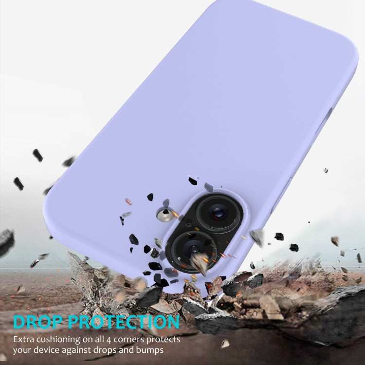 For iPhone 16 Solid Color Silicone Phone Case(Purple) - More iPhone Cases by PMC TechLife | Online Shopping South Africa | PMC TechLife | Buy Now Pay Later Mobicred