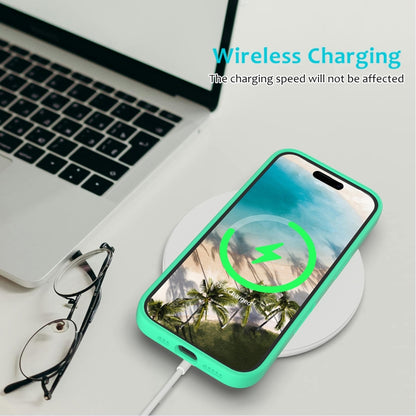 For iPhone 16 Solid Color Silicone Phone Case(Green) - More iPhone Cases by PMC Jewellery | Online Shopping South Africa | PMC Jewellery | Buy Now Pay Later Mobicred