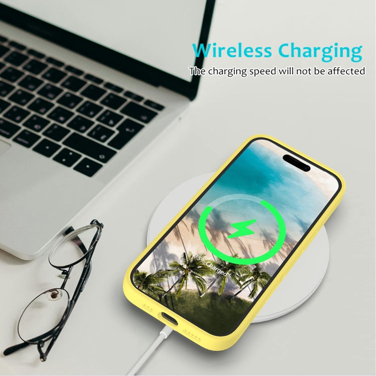 For iPhone 16 Solid Color Silicone Phone Case(Lemon Yellow) - More iPhone Cases by PMC TechLife | Online Shopping South Africa | PMC TechLife | Buy Now Pay Later Mobicred