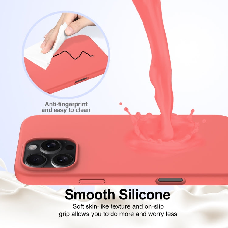 For iPhone 16 Pro Max Shockproof Silicone Magsafe Phone Case(Pink Orange) - iPhone 16 Pro Max Cases by PMC TechLife | Online Shopping South Africa | PMC TechLife | Buy Now Pay Later Mobicred