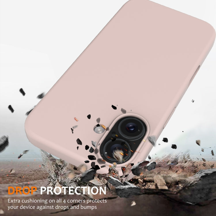 For iPhone 16 Plus Shockproof Silicone Magsafe Phone Case(Sand Pink) - iPhone 16 Plus Cases by PMC Jewellery | Online Shopping South Africa | PMC Jewellery | Buy Now Pay Later Mobicred