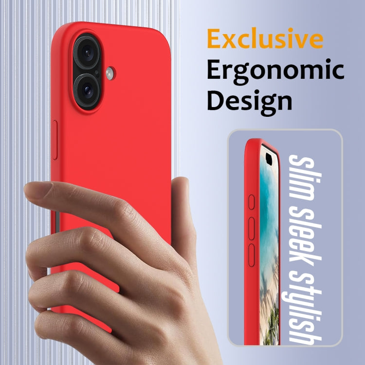 For iPhone 16 Shockproof Silicone Magsafe Phone Case(Red) - iPhone 16 Cases by PMC TechLife | Online Shopping South Africa | PMC TechLife | Buy Now Pay Later Mobicred
