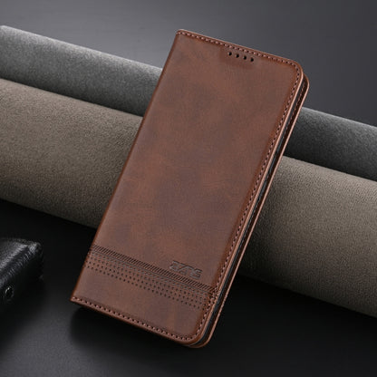 For Xiaomi Redmi K70/K70 Pro AZNS Magnetic Calf Texture Flip Leather Phone Case(Dark Brown) - K70 Pro Cases by AZNS | Online Shopping South Africa | PMC Jewellery | Buy Now Pay Later Mobicred