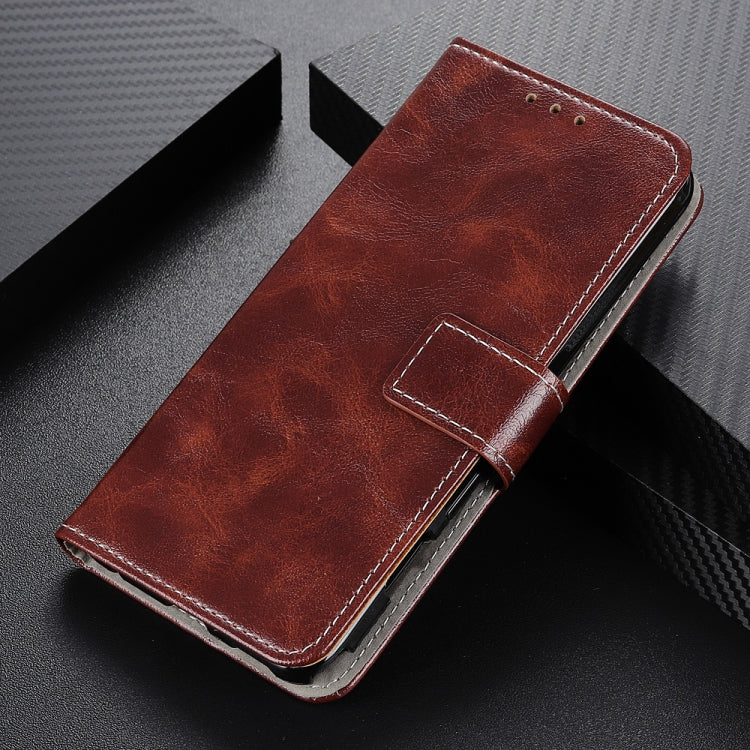 For iPhone 16 Pro Retro Crazy Horse Texture Horizontal Flip Leather Phone Case(Brown) - iPhone 16 Pro Cases by PMC TechLife | Online Shopping South Africa | PMC TechLife | Buy Now Pay Later Mobicred