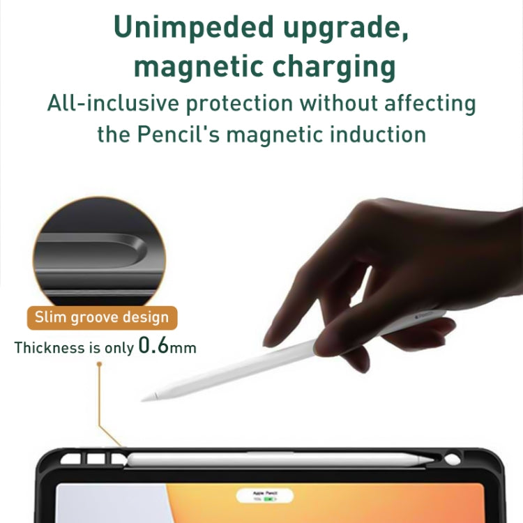 For iPad Air 2022 / 2020 Integrated Bluetooth Keyboard Leather Case with Backlight & Touchpad(Black) - For iPad Air by PMC TechLife | Online Shopping South Africa | PMC TechLife | Buy Now Pay Later Mobicred