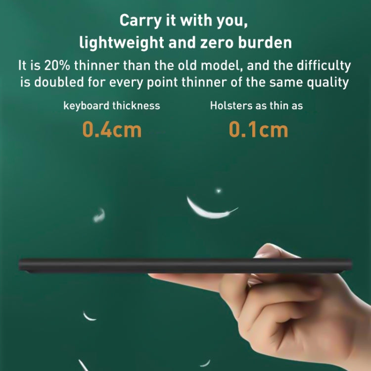 For iPad Air 2022 / 2020 Integrated Bluetooth Keyboard Leather Case with Backlight & Touchpad(Black) - For iPad Air by PMC TechLife | Online Shopping South Africa | PMC TechLife | Buy Now Pay Later Mobicred