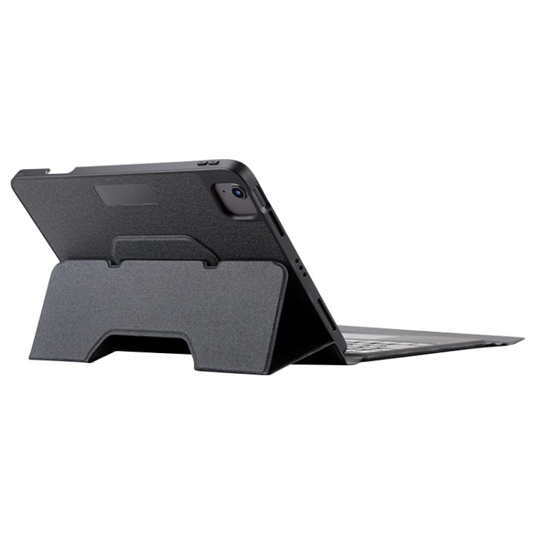 For iPad Pro 11 2022 / 2021 / 2020 Integrated Bluetooth Keyboard Leather Case with Backlight & Touchpad(Black) - For iPad Pro by PMC TechLife | Online Shopping South Africa | PMC TechLife