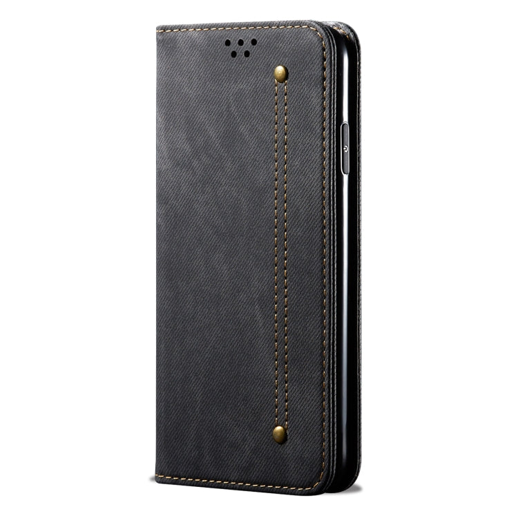 For Xiaomi 13 Lite / Civi 2 Denim Texture Flip Leather Phone Case(Black) - 13 Lite Cases by PMC TechLife | Online Shopping South Africa | PMC TechLife | Buy Now Pay Later Mobicred