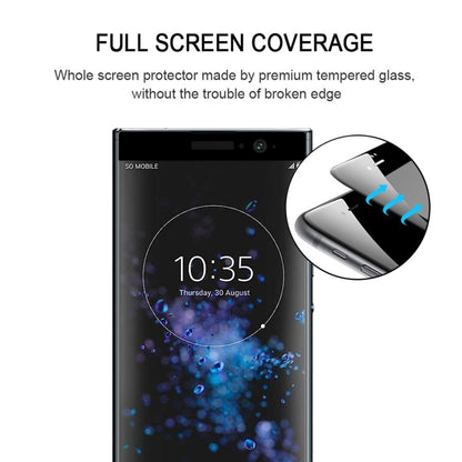 For Sony Xperia XA2 Plus 3D Curved Edge Full Screen Tempered Glass Film - Sony Tempered Glass by PMC Jewellery | Online Shopping South Africa | PMC Jewellery | Buy Now Pay Later Mobicred